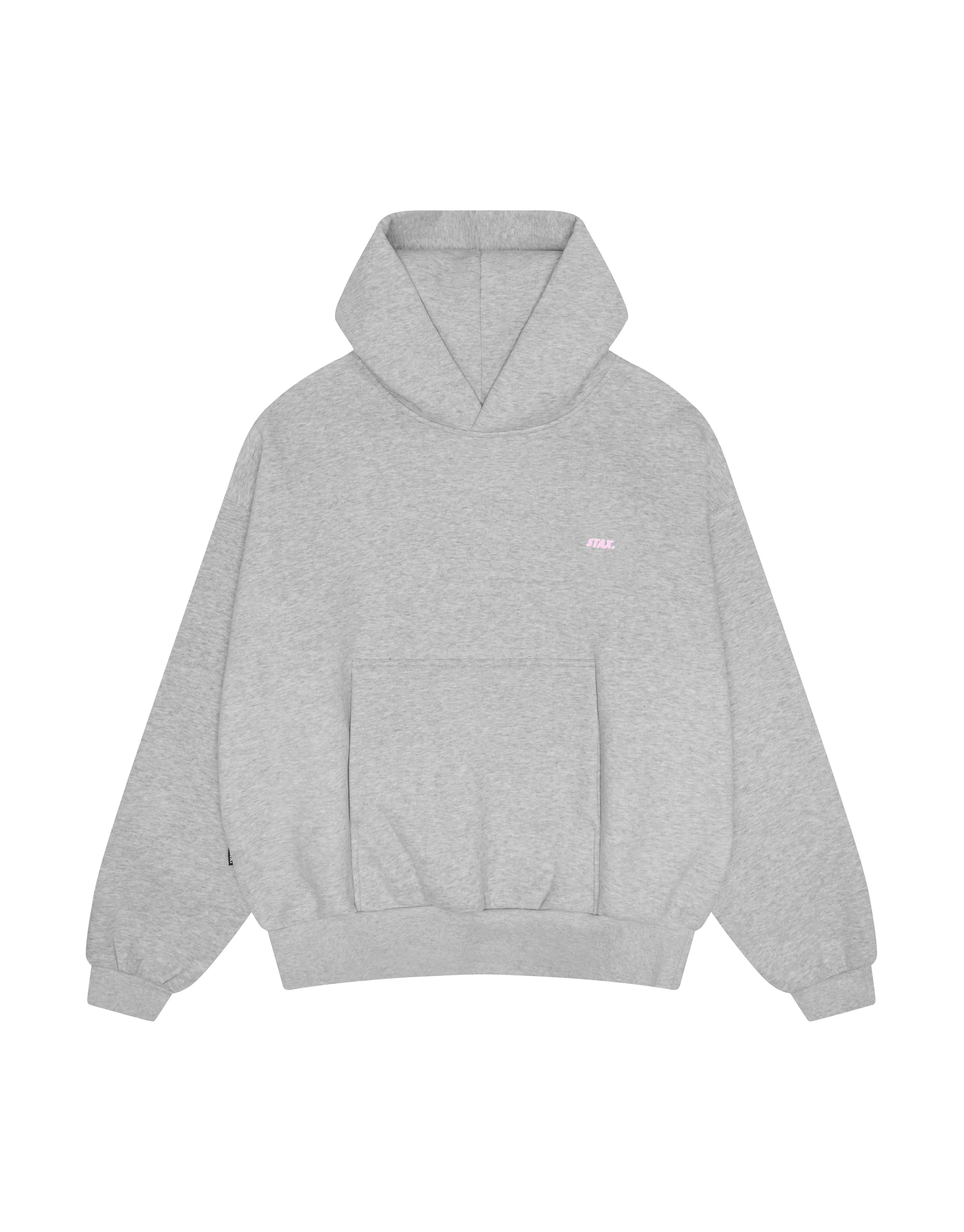 Classic Hoodie - Dark Grey/Pink