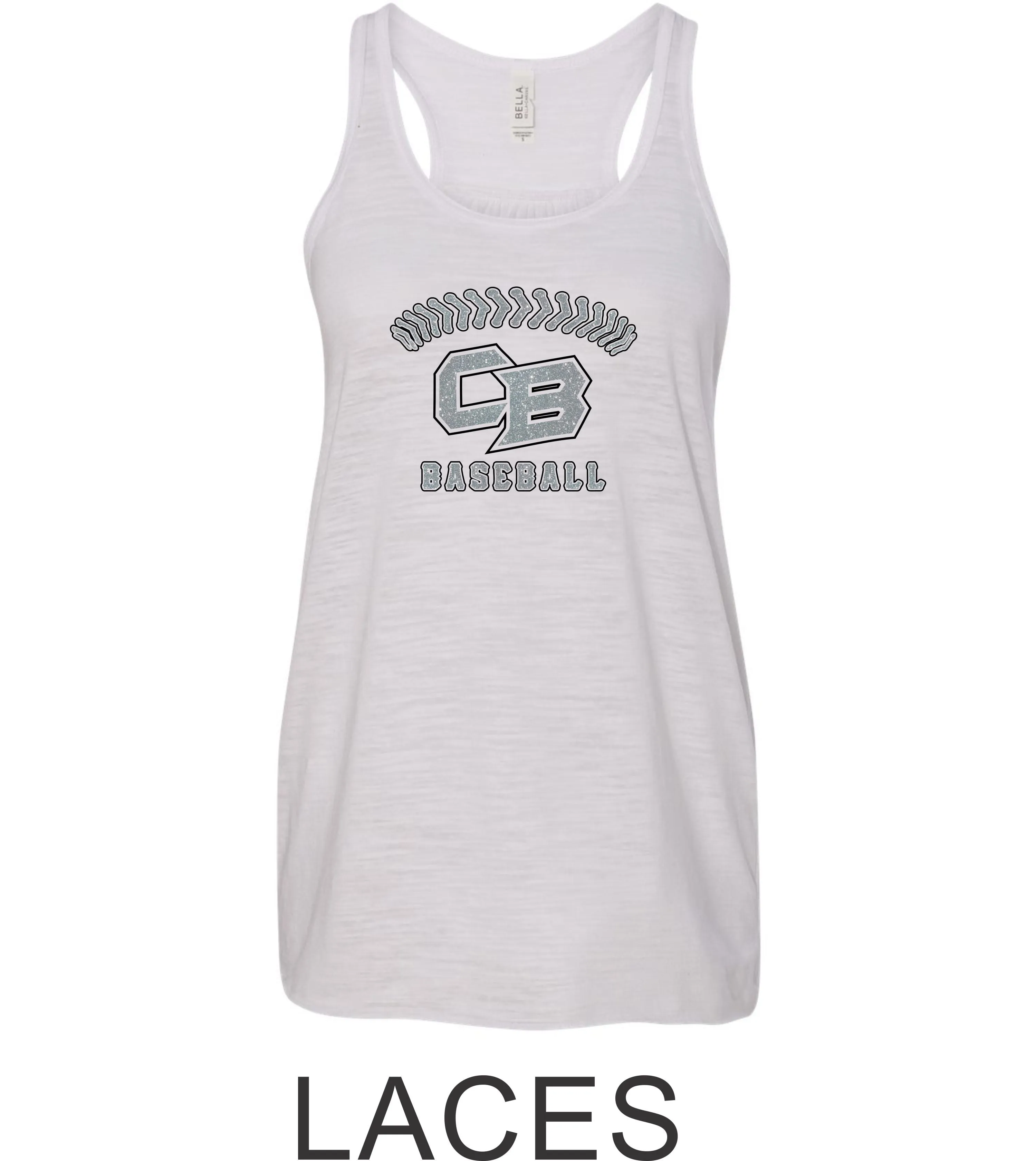 CO Baseball Ladies and Girls Flowy Tank- 7 designs- Matte or Glitter