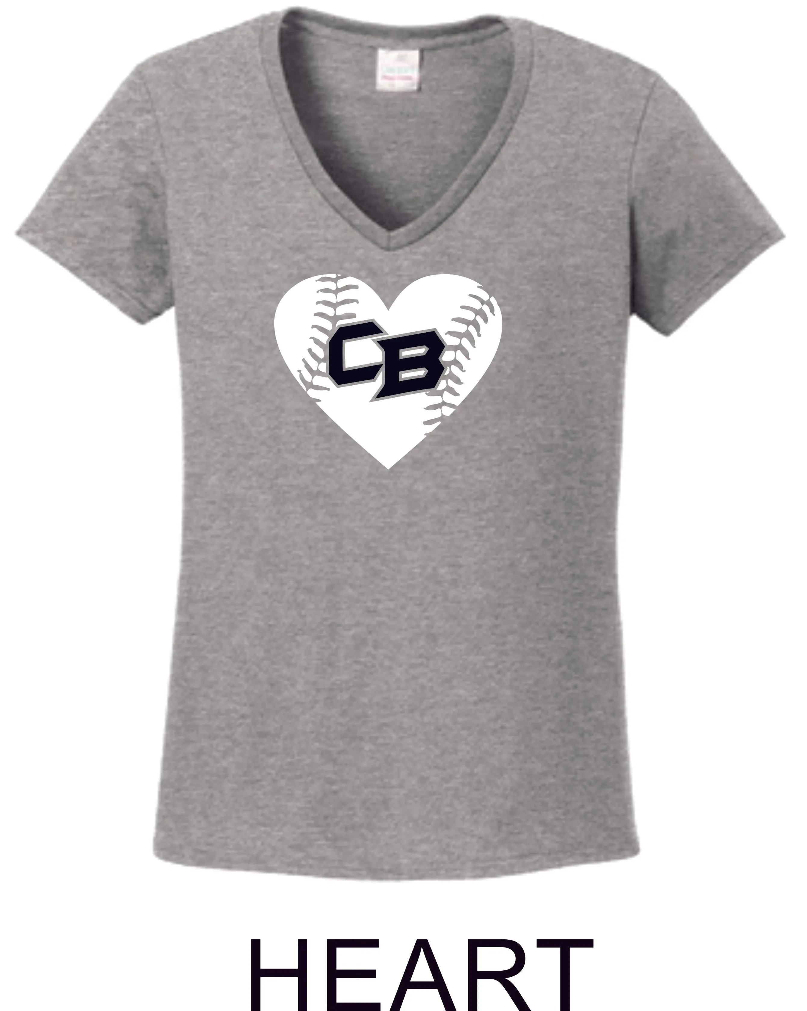 CO Baseball Ladies Tee- 7 Designs- Matte or Glitter