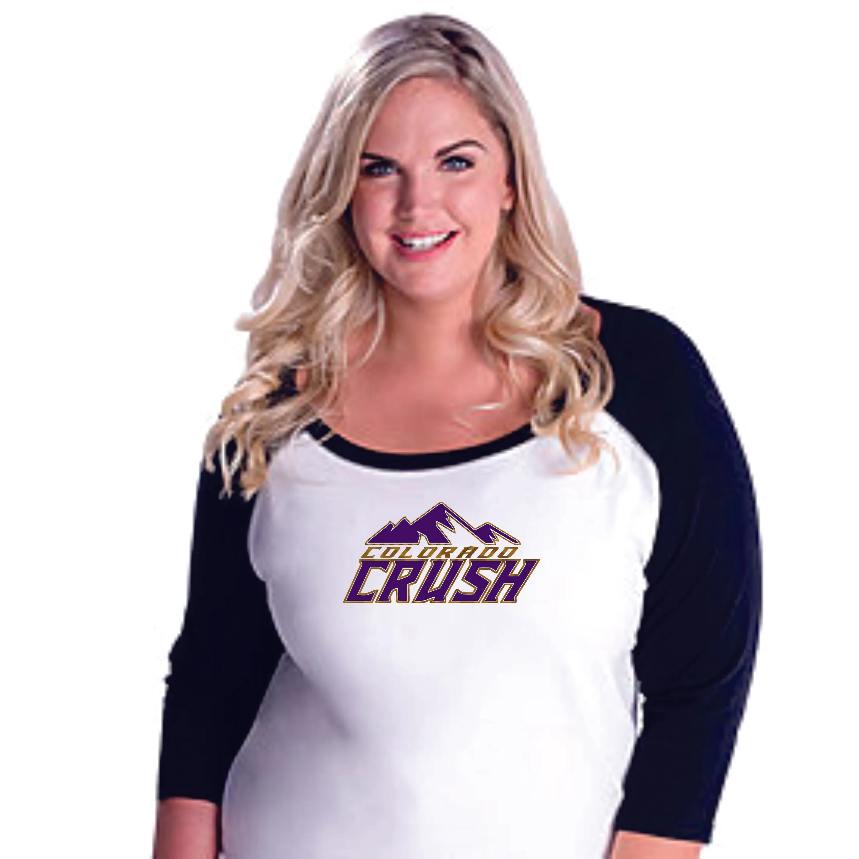 CO Crush Raglan- Ladies and Curvy Ladies