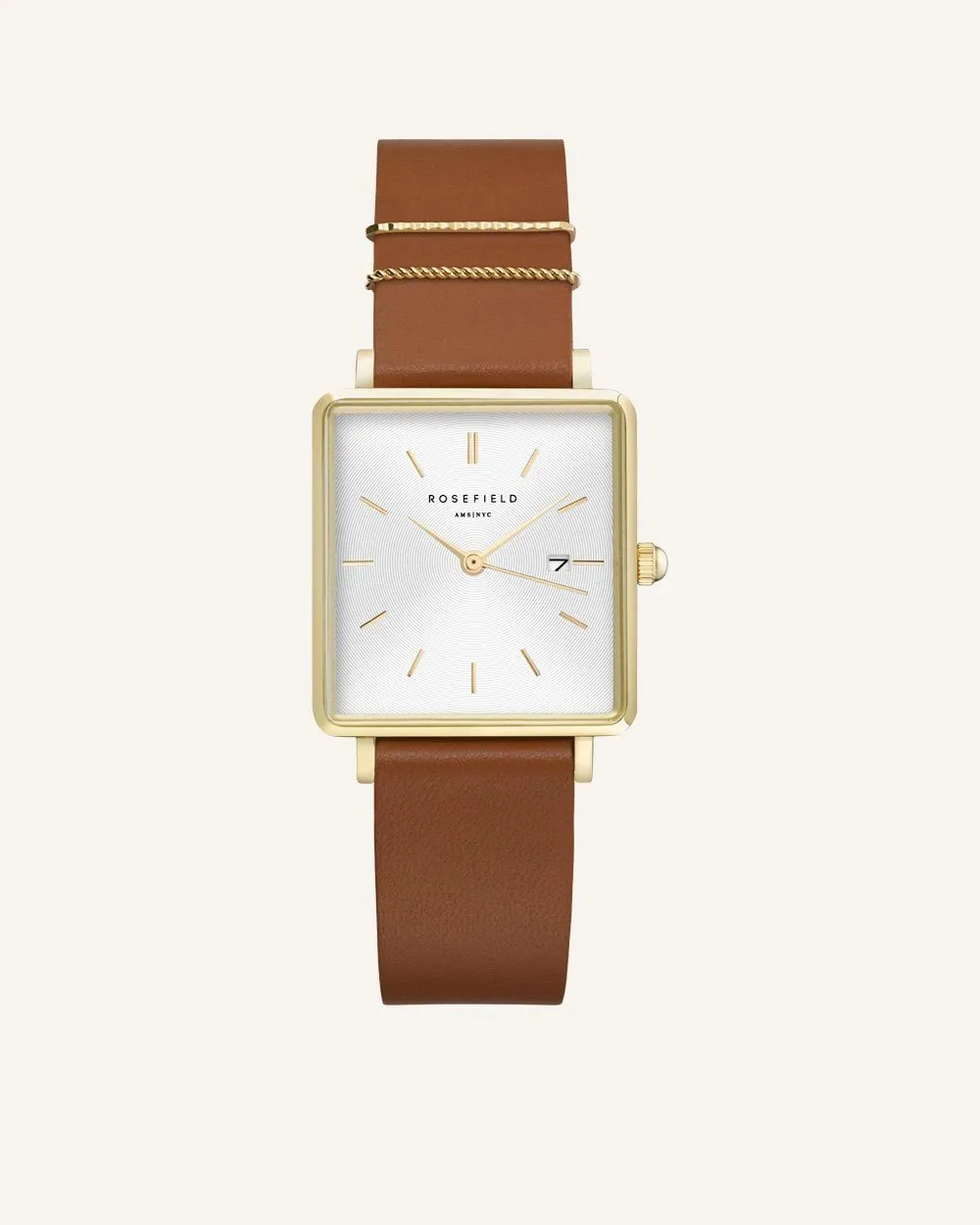 Cognac Gold Strap