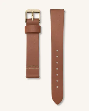 Cognac Gold Strap