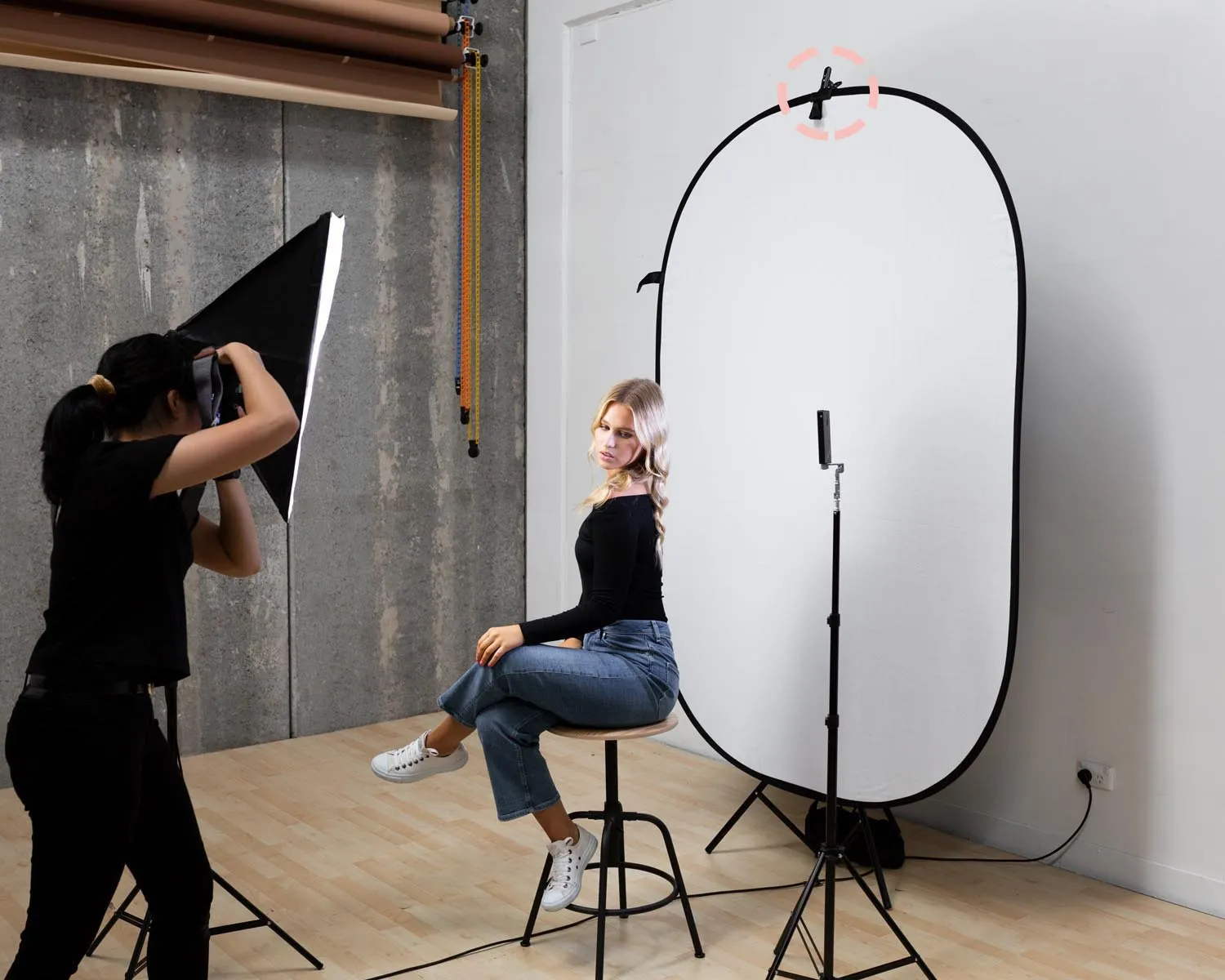 Collapsible Backdrop Pop Up Peg Clip Only