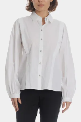 Contoured Button Up Shirt