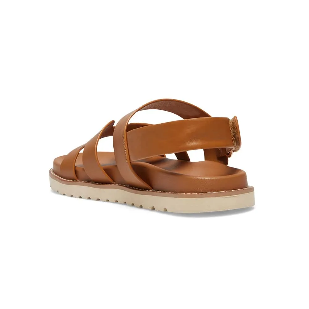 Daisy Sandal in Tan Smooth