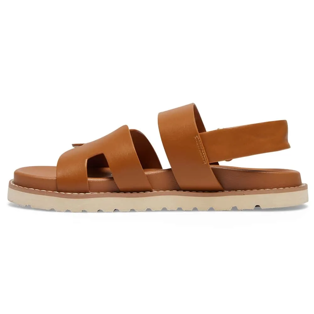 Daisy Sandal in Tan Smooth