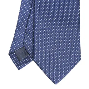 DARK BLUE CEREMONIAL JACQUARD SILK TIE