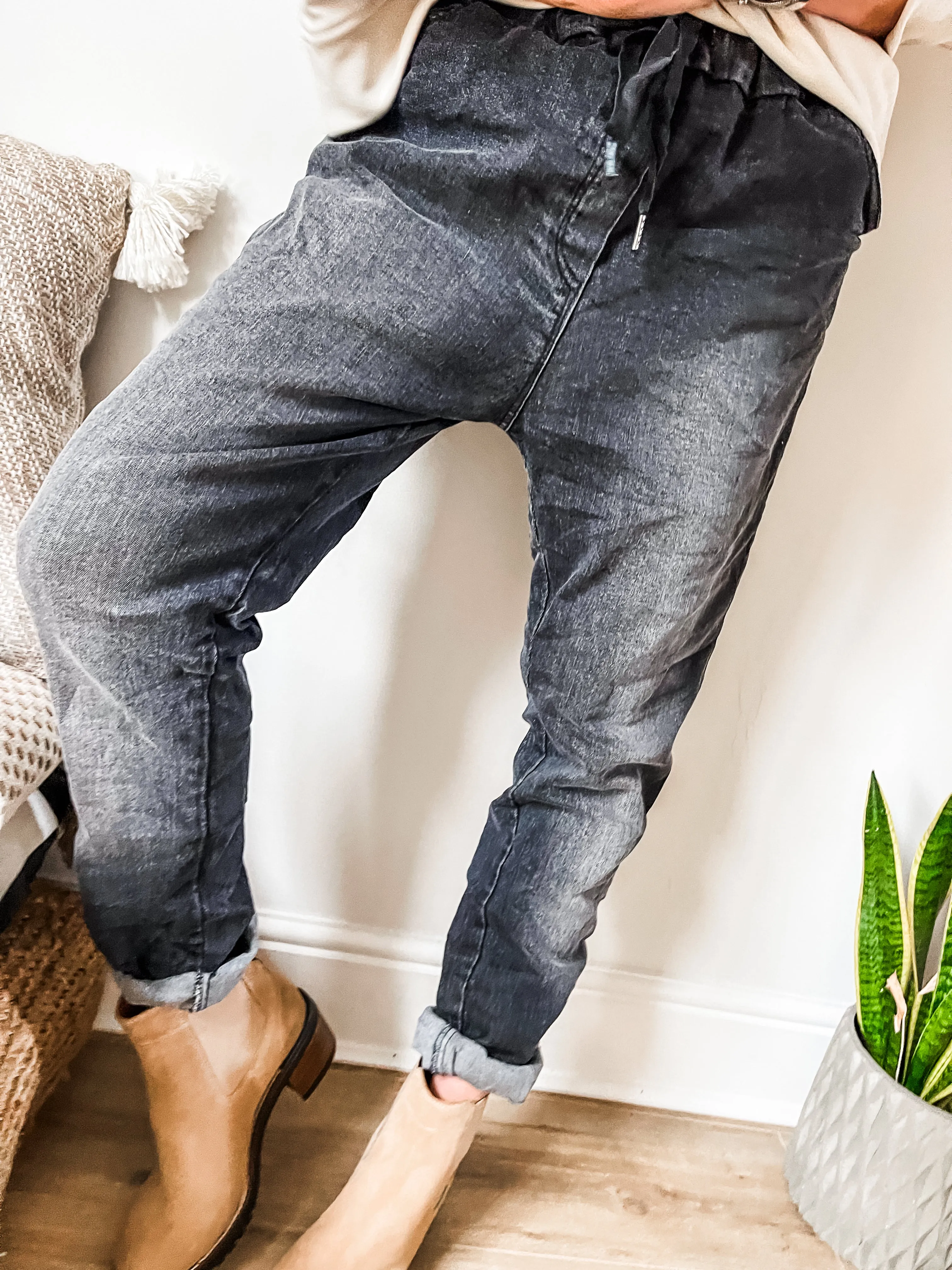 Denim Magic Pants