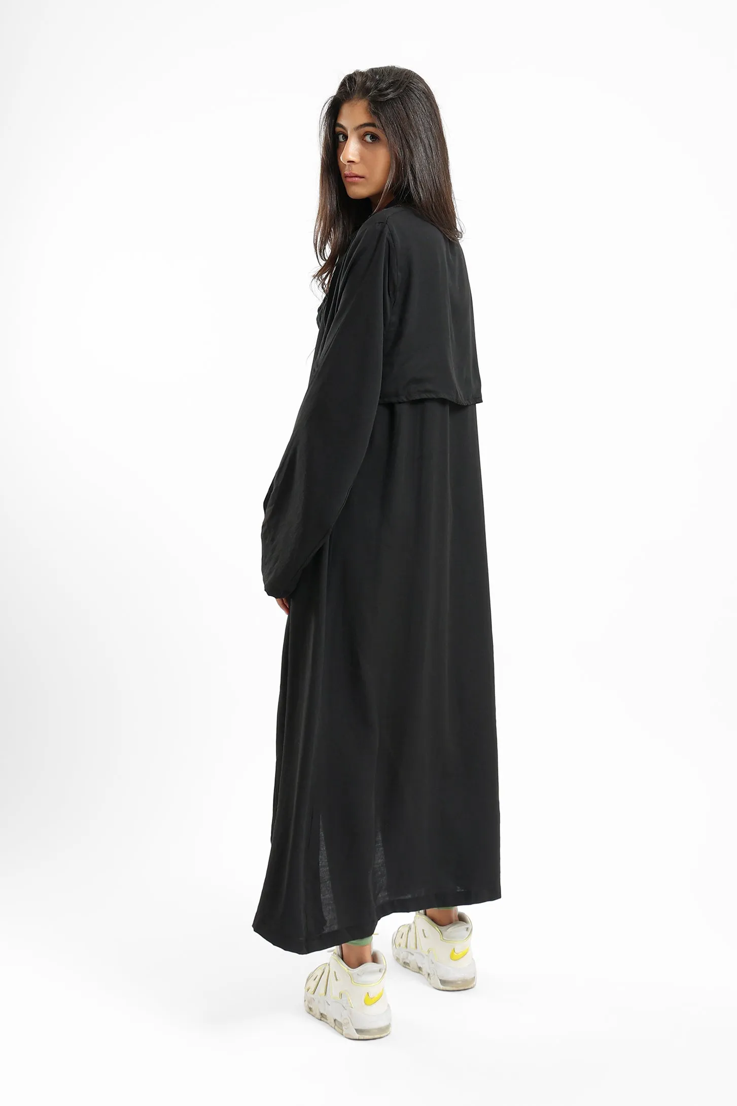 EMILY TRENCH SHIRT - BLACK