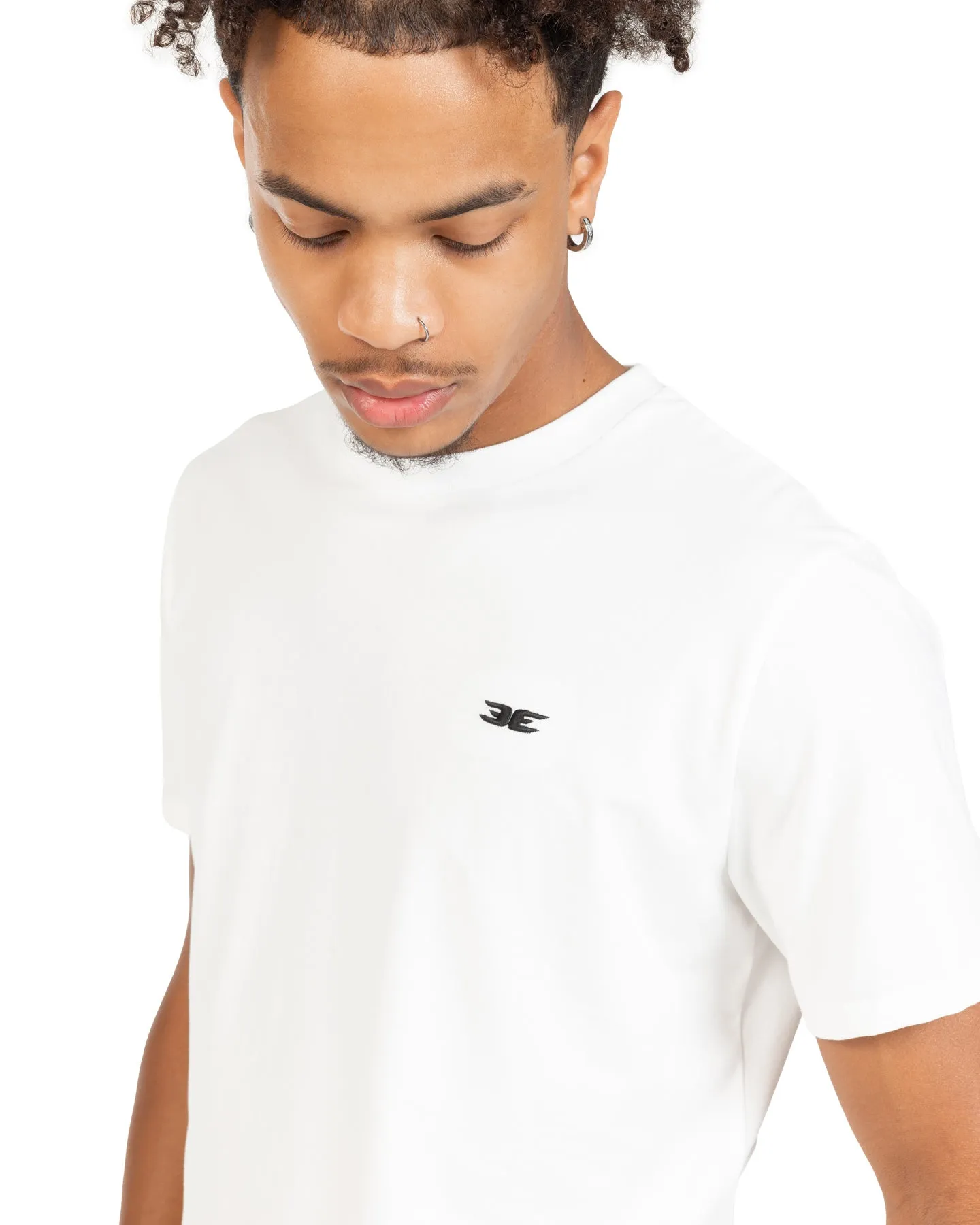 Essential Scoop Tee - White