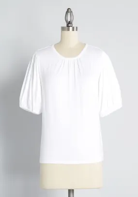 Essentially Reimagined Puff Sleeve Tee