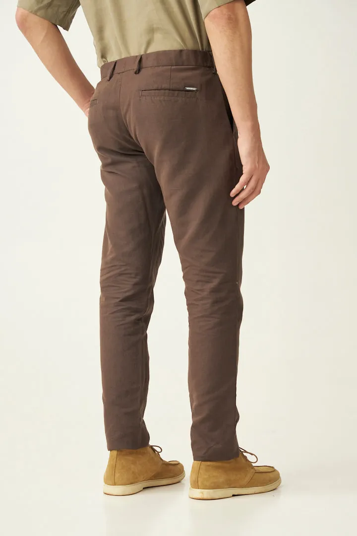 Etaupe Brown Linen Pants