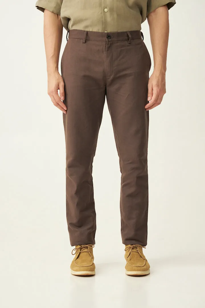 Etaupe Brown Linen Pants