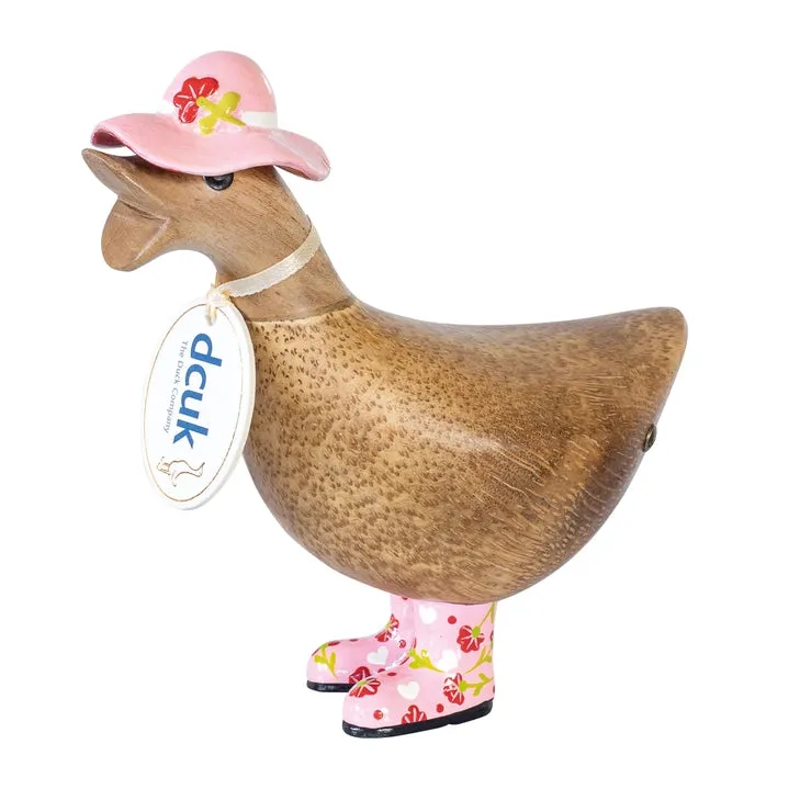 Floral Hat and Boots Duckys