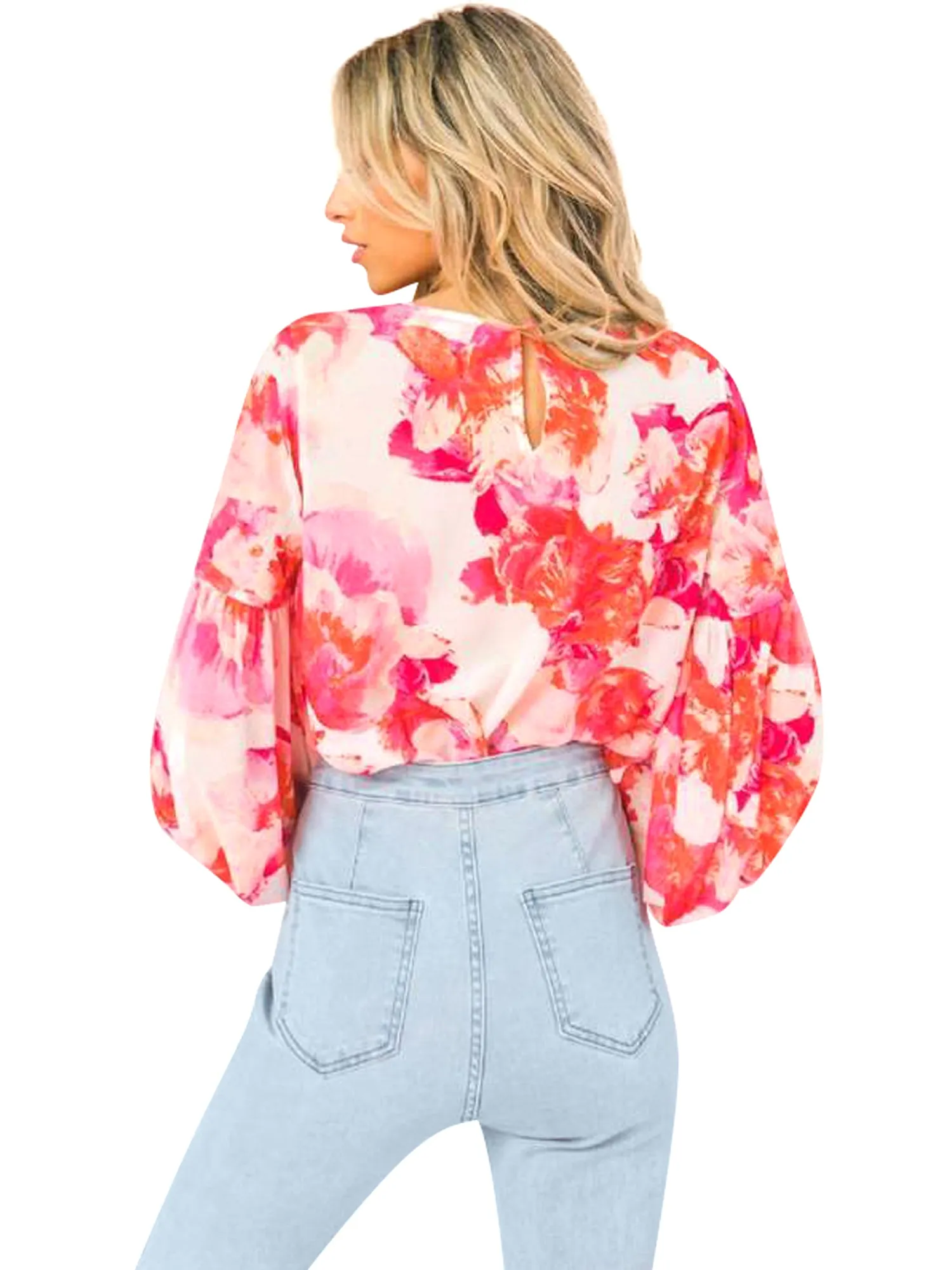 Flying Tomato Floral Print Blouse