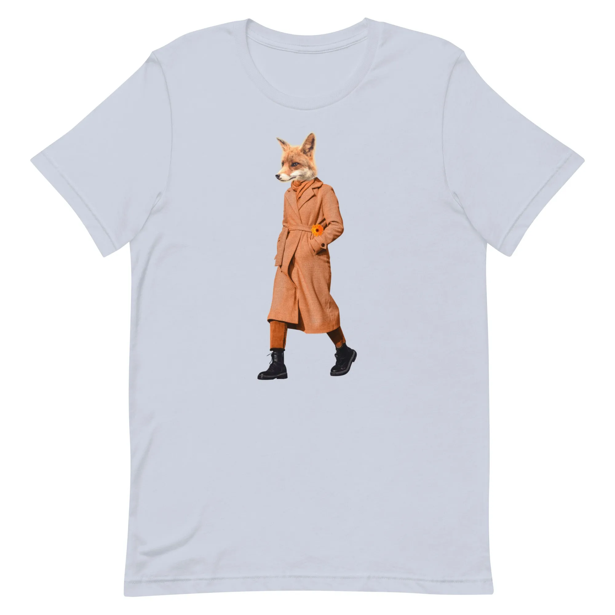 Fox In A Trench Coat Unisex t-shirt