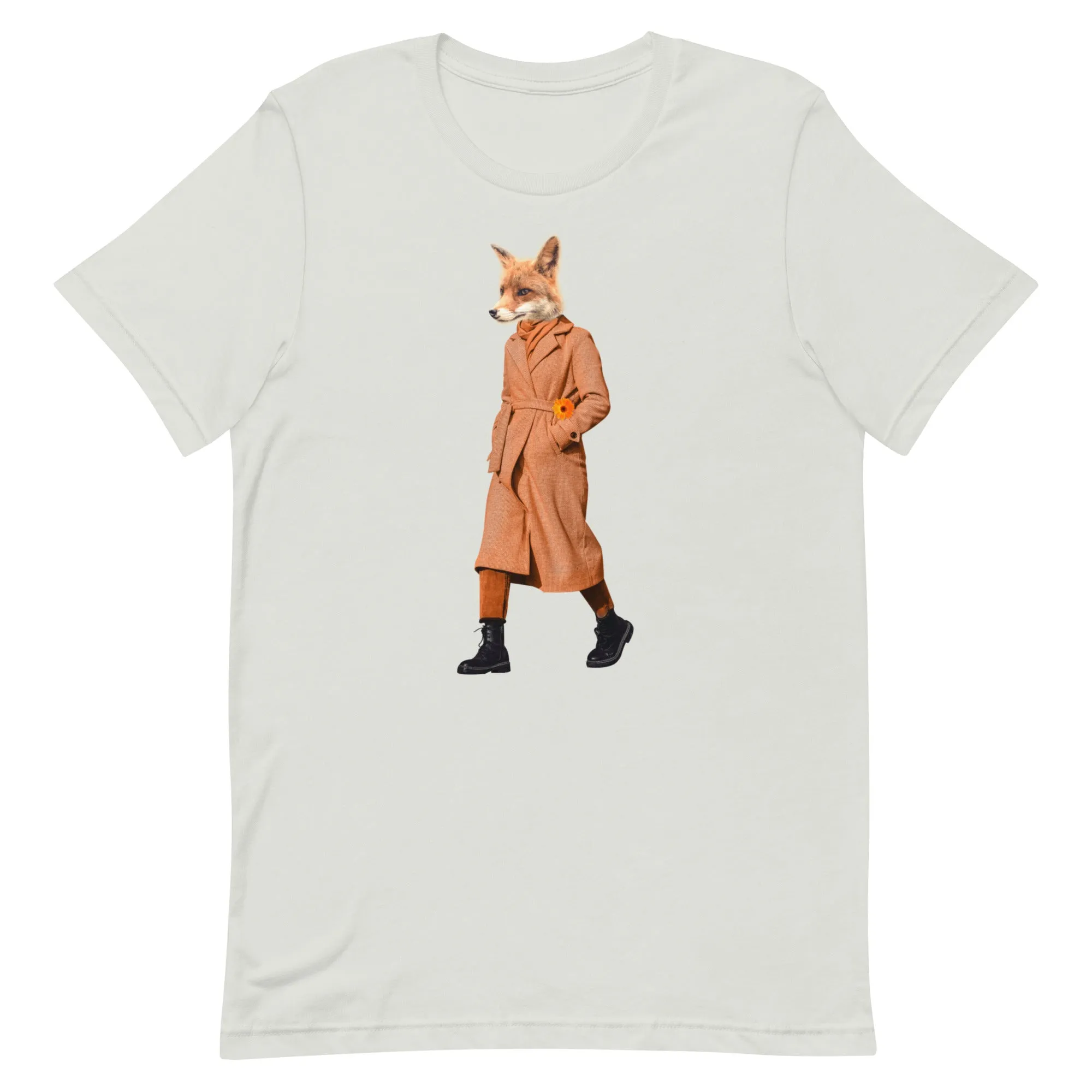 Fox In A Trench Coat Unisex t-shirt