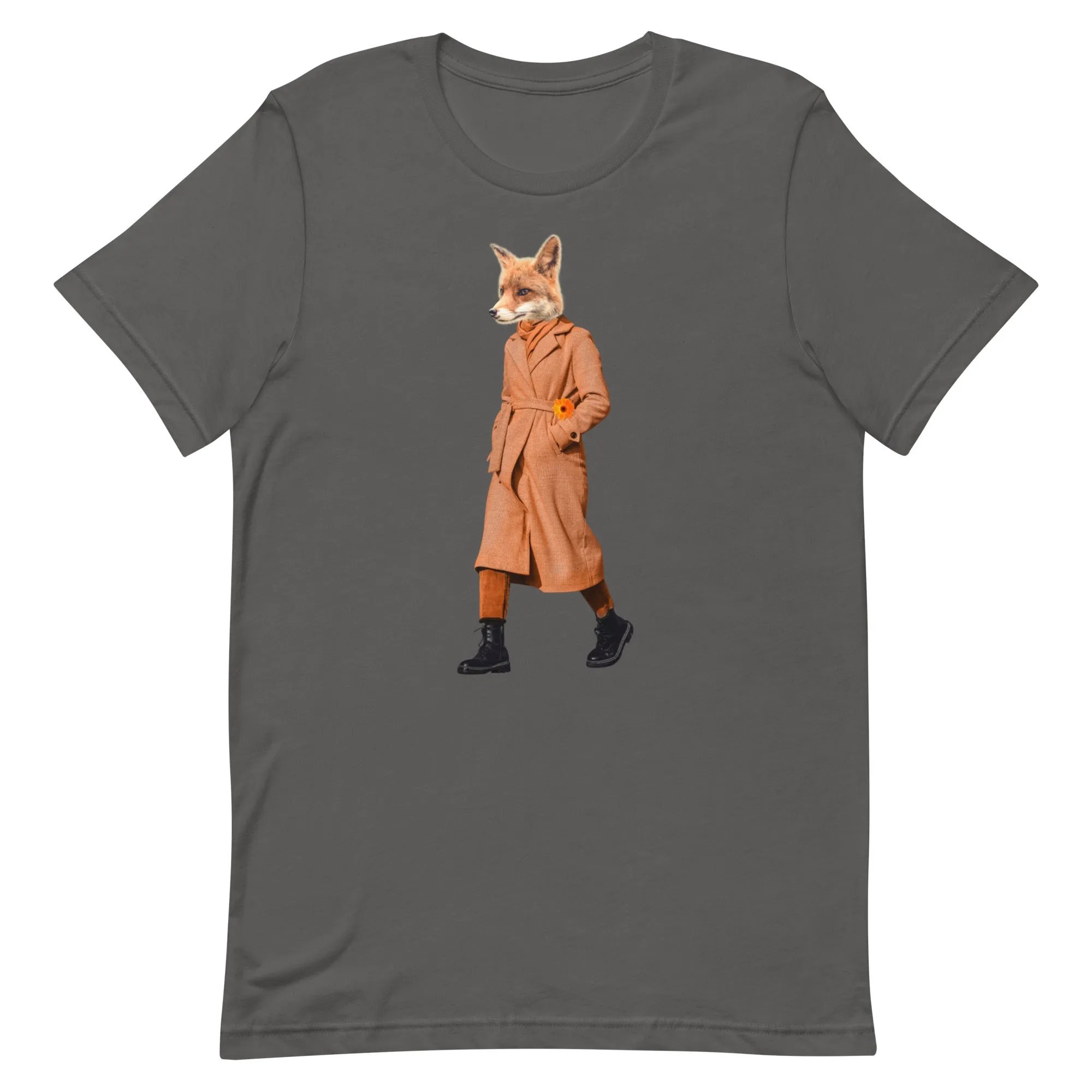 Fox In A Trench Coat Unisex t-shirt