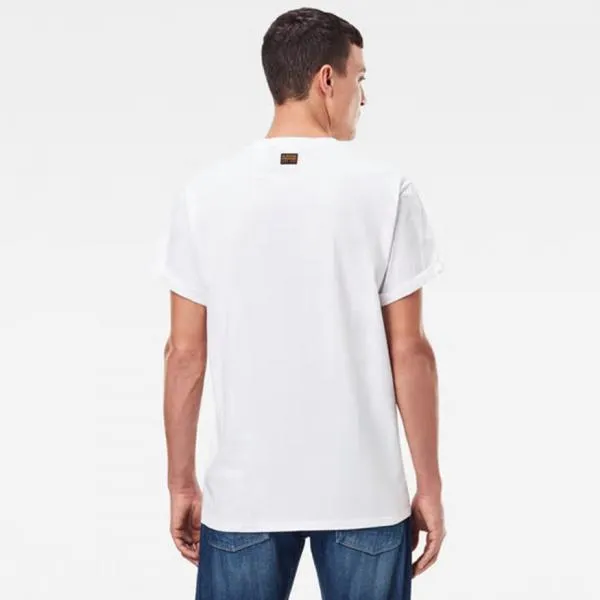 G-STAR INC - Men - Embro Gradient Graphic Tee - White