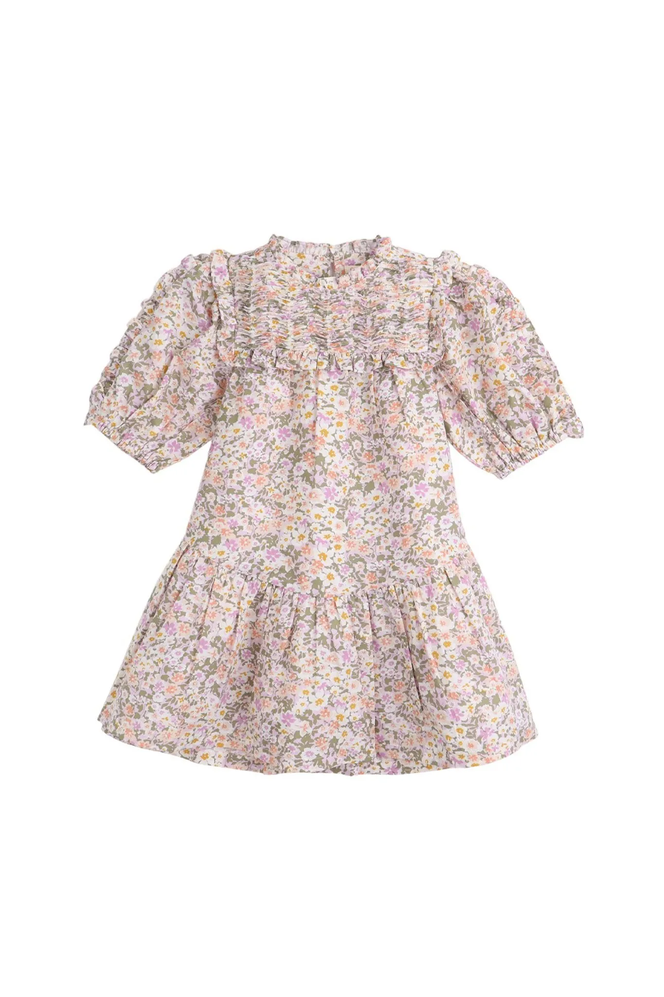 Gingersnaps Ditsy Print Dress W/Frills