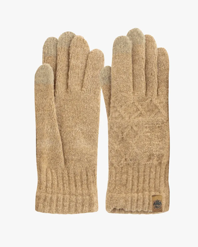 Gloves, Bisque, Tehtava, Beige, Touchscreen