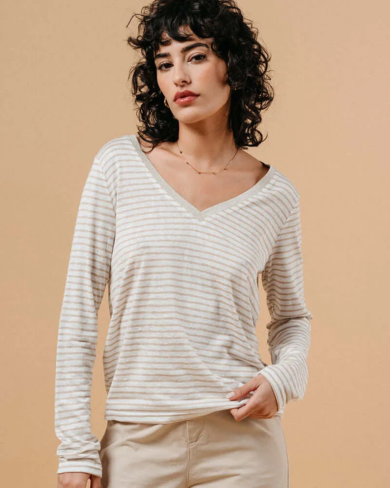 Grace & Mila - Martin Vert Stripe T-Shirt