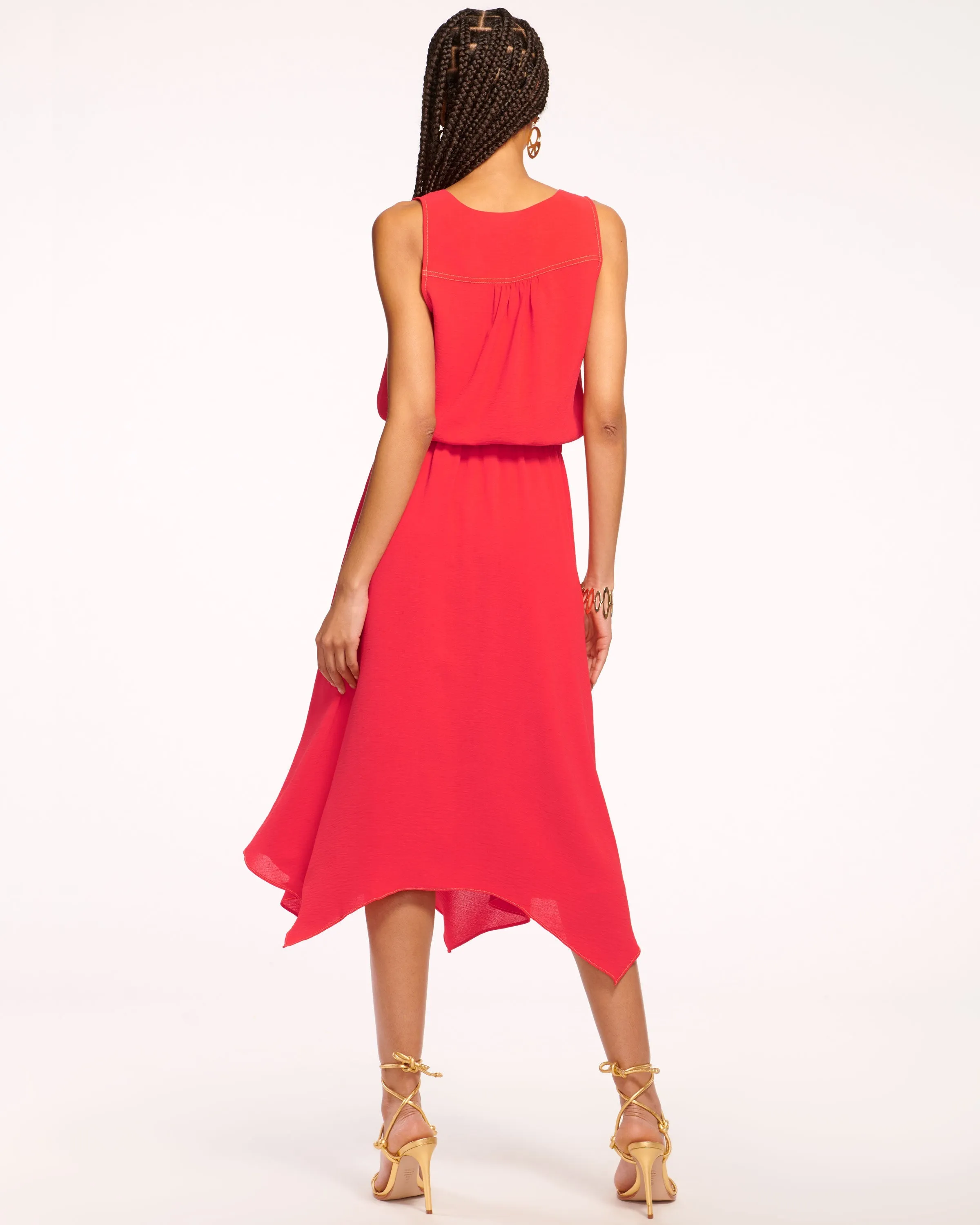 Hallie Scoop Neck Midi Dress