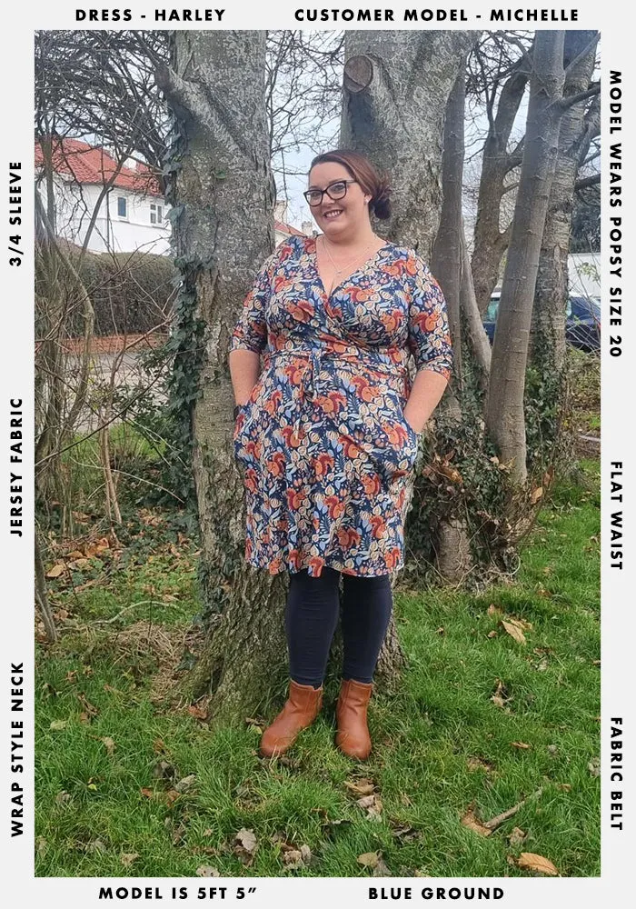 Harley Squirrel & Leaf Print Dress