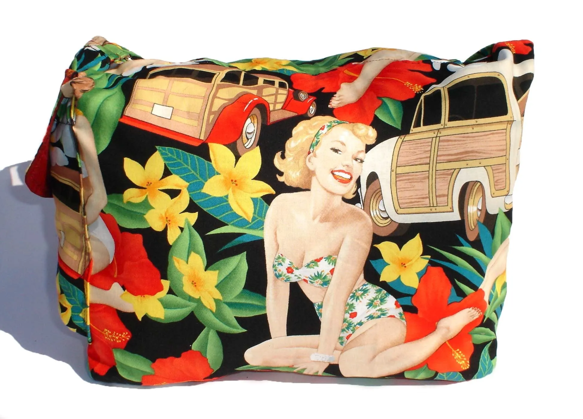 Hawaiian pinup girls messenger bag #MB505