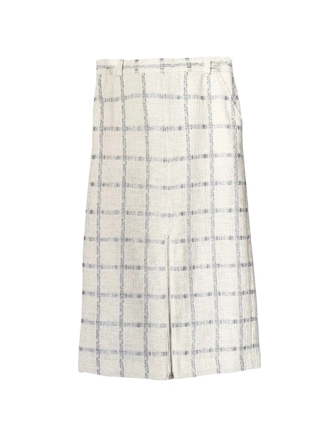 IJIIT Silver Tweed Skirt