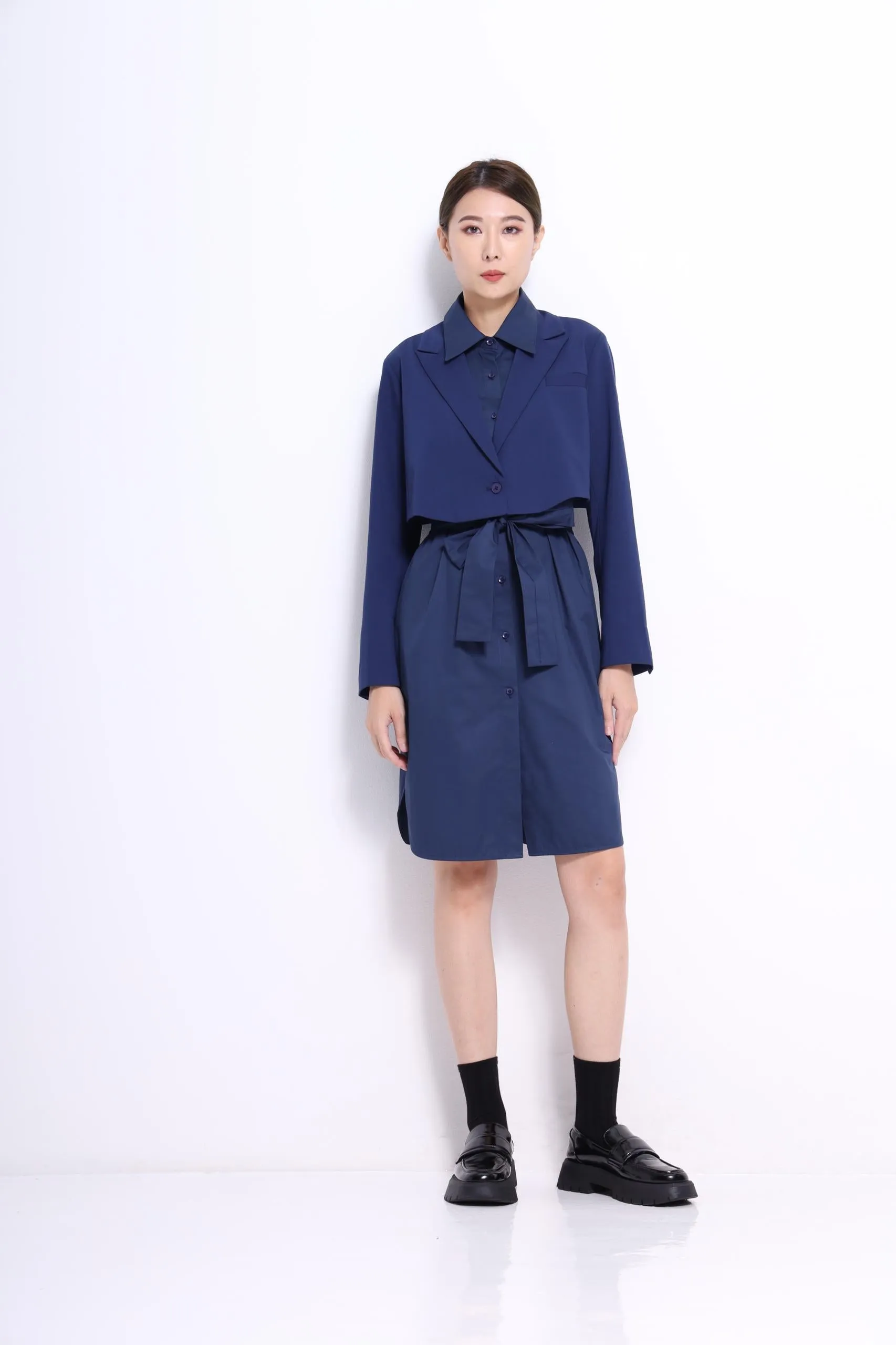 Jeon 2-Piece Trench Dress