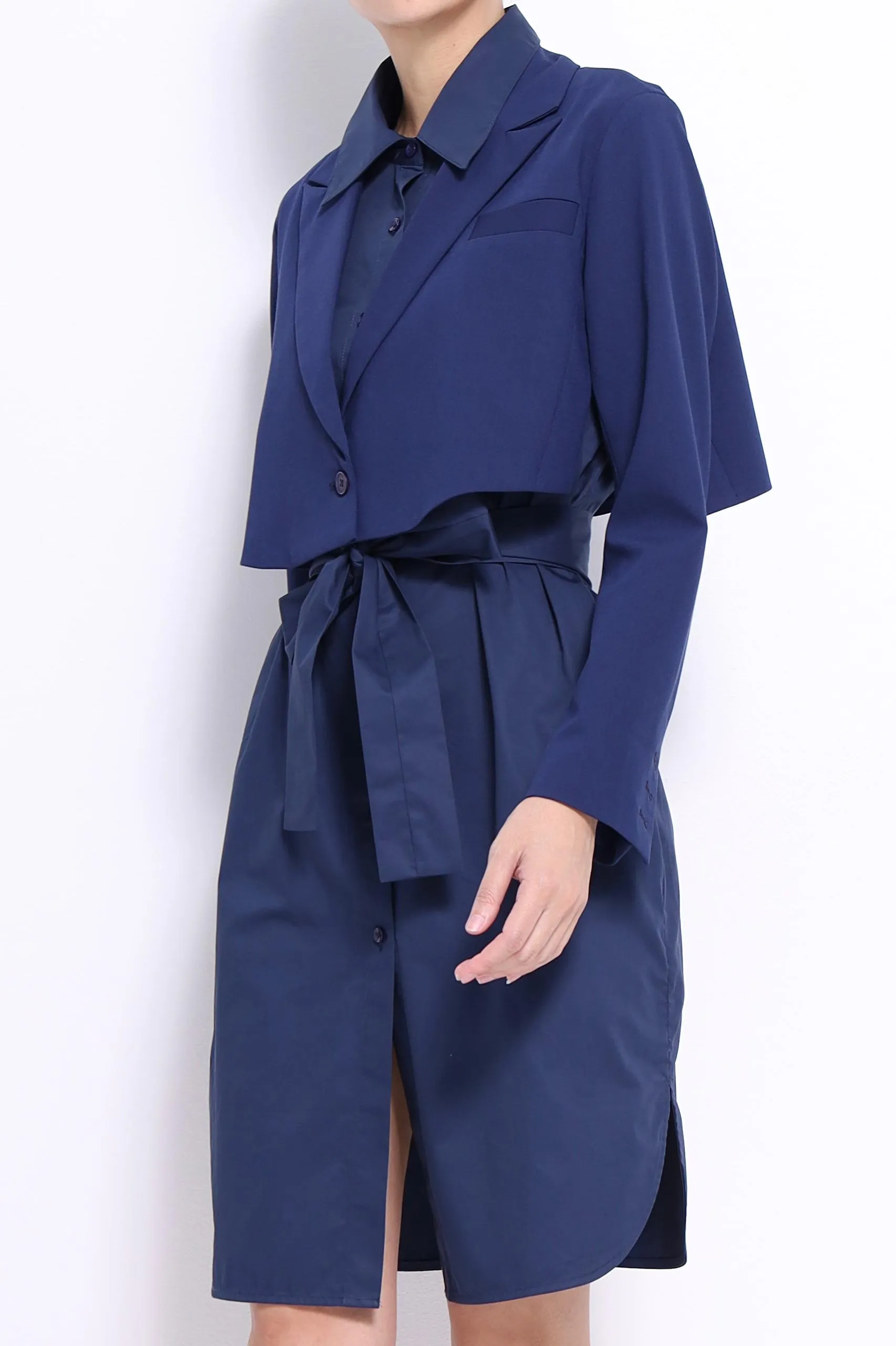 Jeon 2-Piece Trench Dress