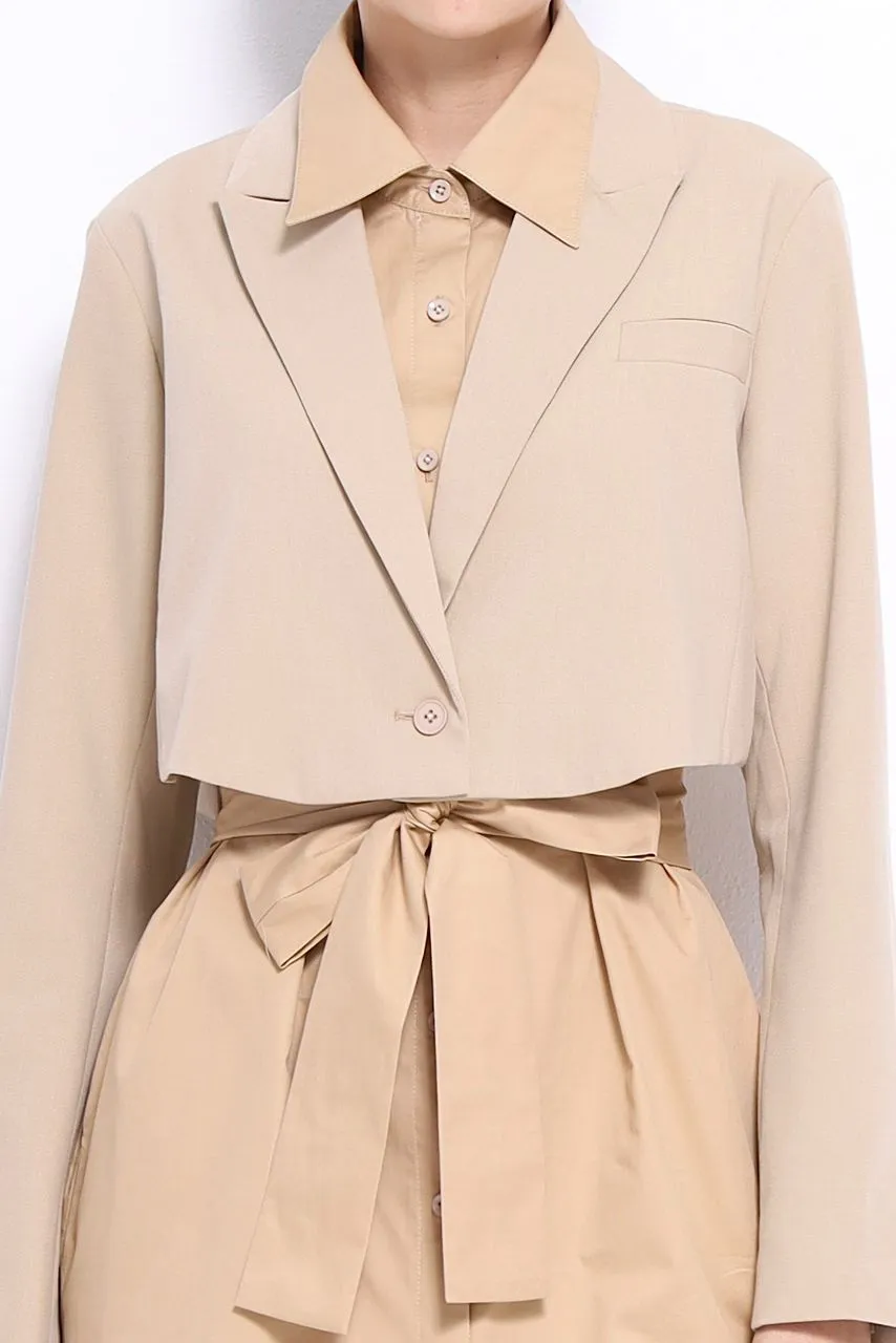 Jeon 2-Piece Trench Dress