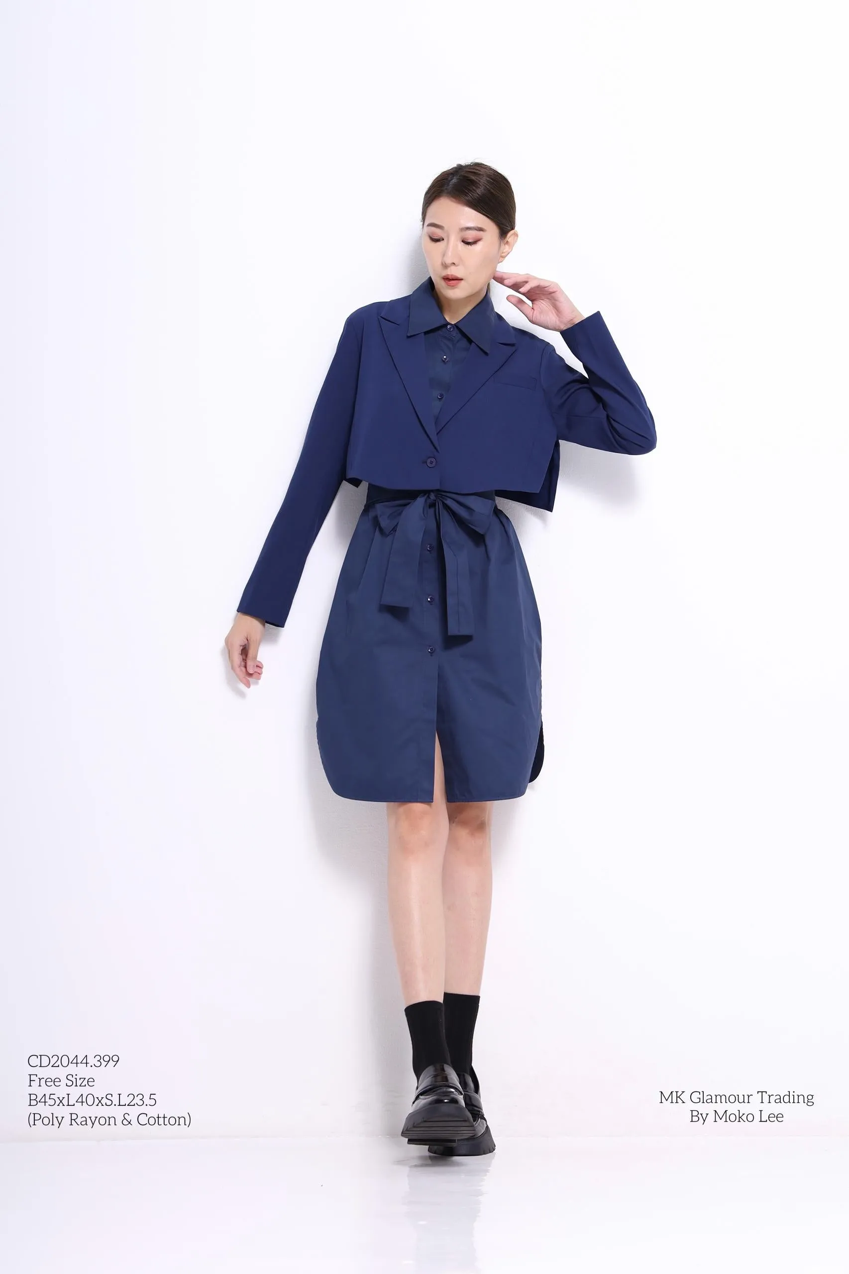 Jeon 2-Piece Trench Dress