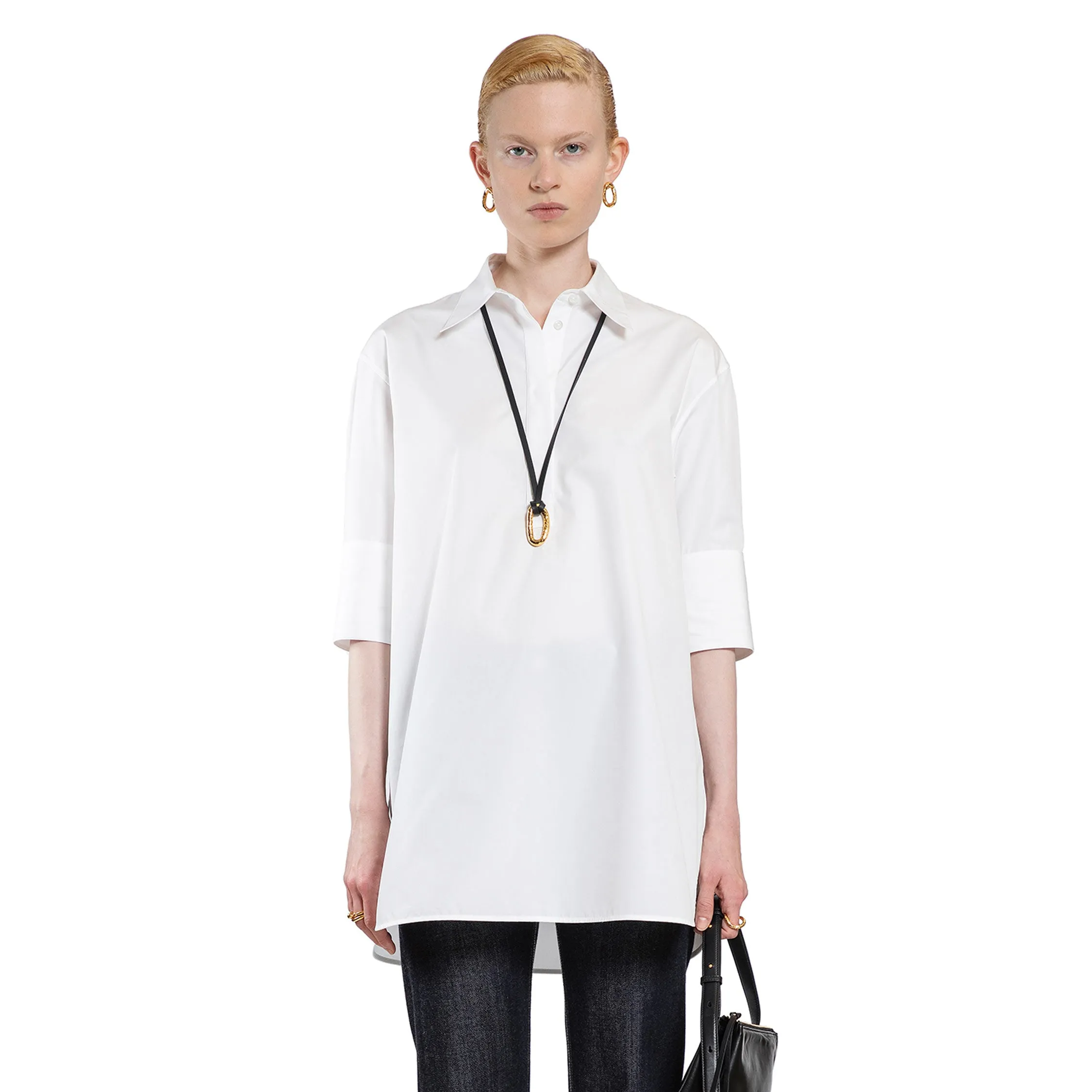 JIL SANDER WOMAN WHITE SHIRTS