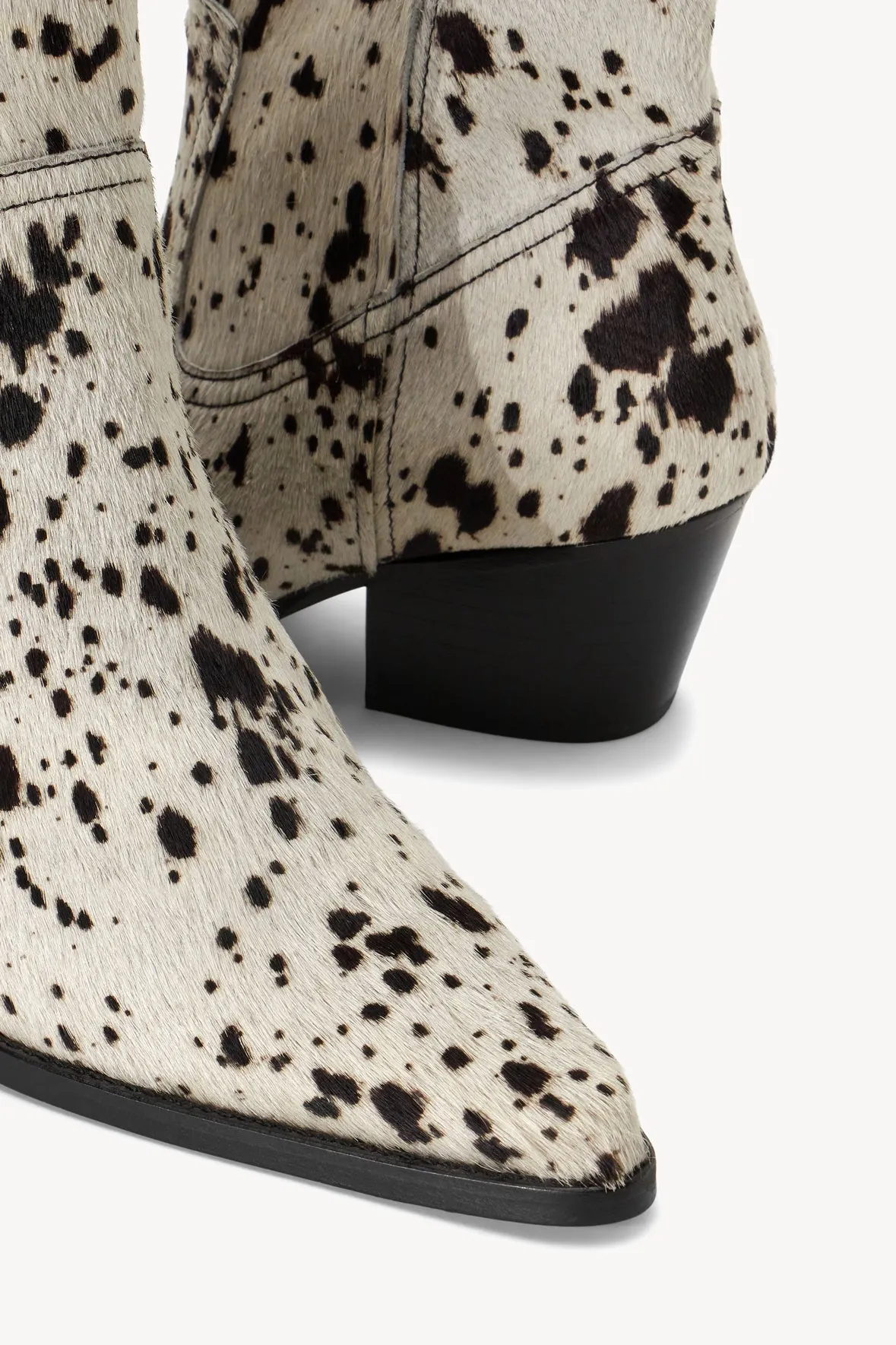 JUNE BOOT | BLACK WHITE HAIRCALF