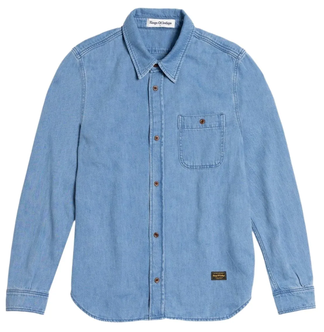 KINGS OF INDIGO Juntoku shirt quennell light men