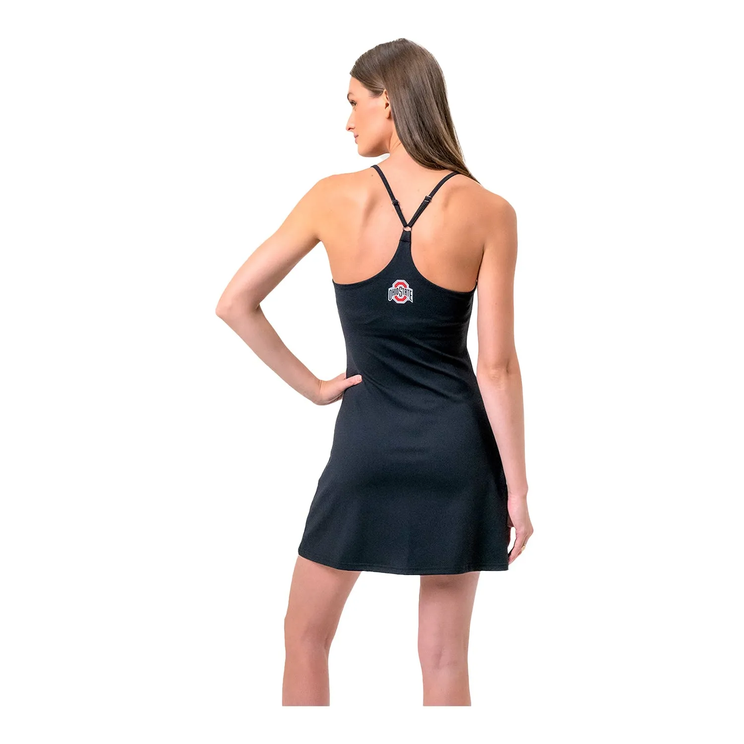 Ladies Ohio State Buckeyes Rec Performance Black Dress