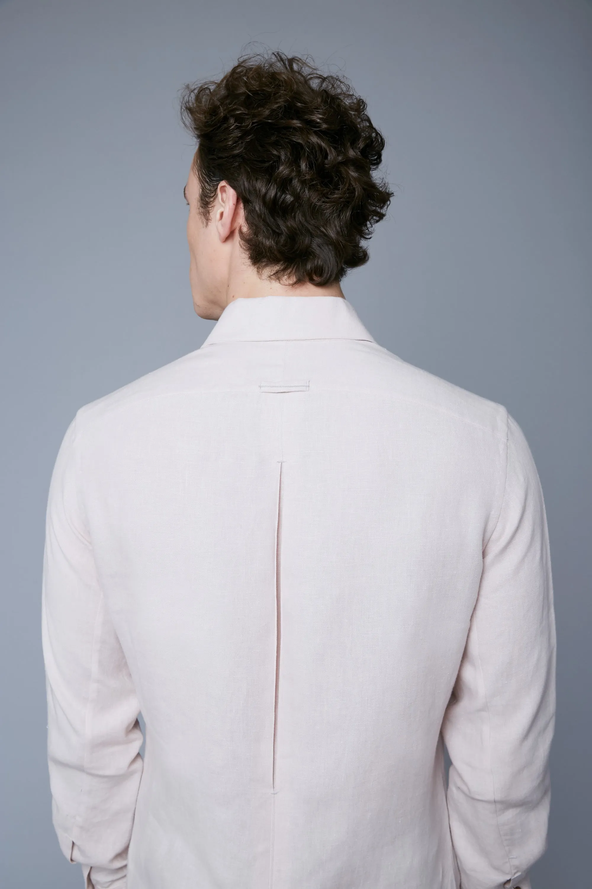 Linen Greenwich Shirt | Rose