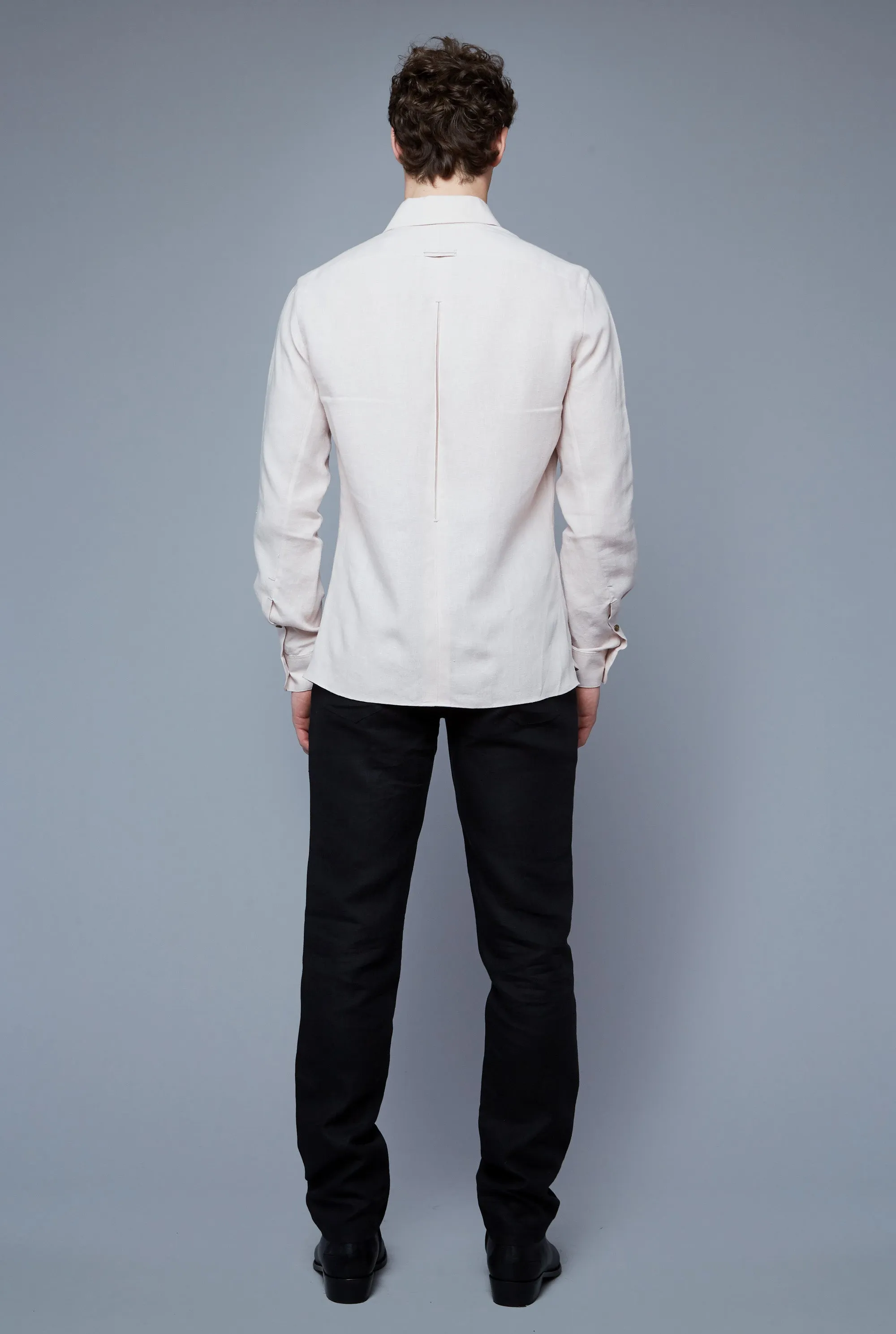 Linen Greenwich Shirt | Rose