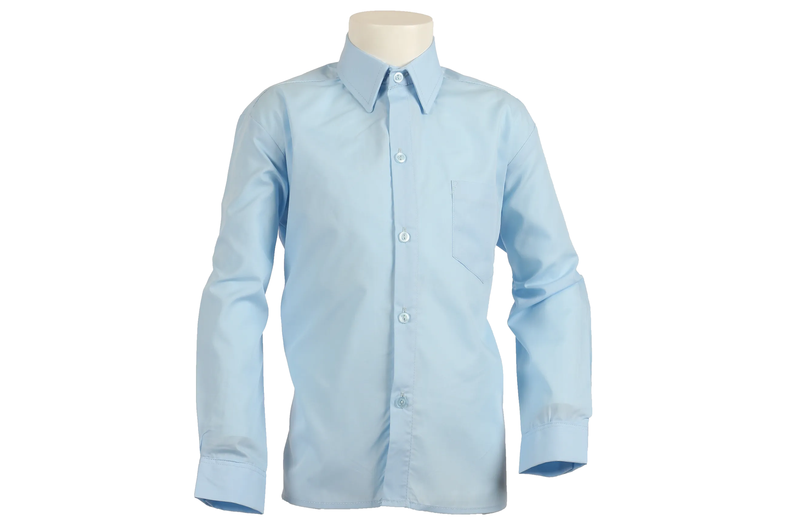 Longsleeve Raised Collar Shirt - Khombind