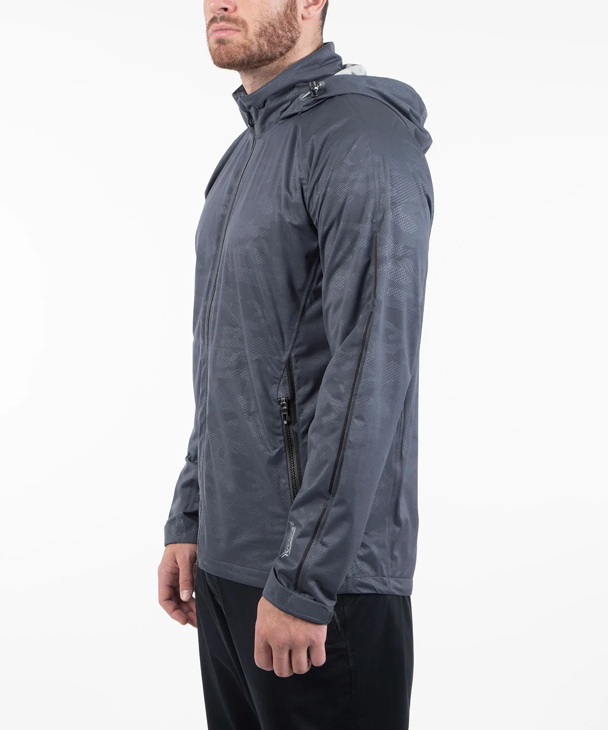 Men's Joe Zephal Flextech Waterproof Rain Jacket with Packable Hood