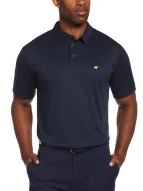 Men's Solid Textured Golf Polo