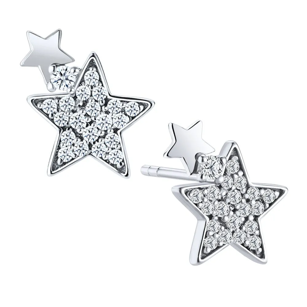 Moissanite Bright Star Earrings