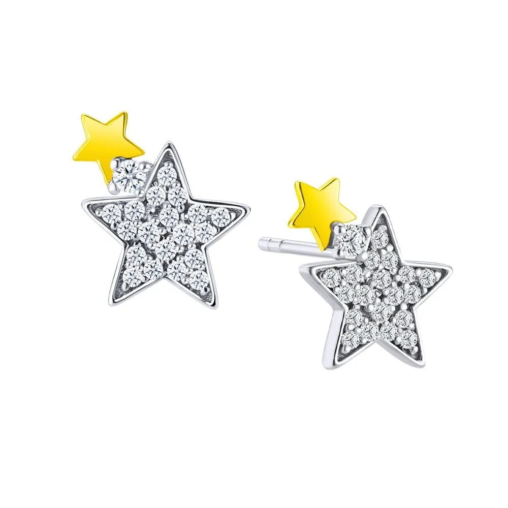 Moissanite Bright Star Earrings