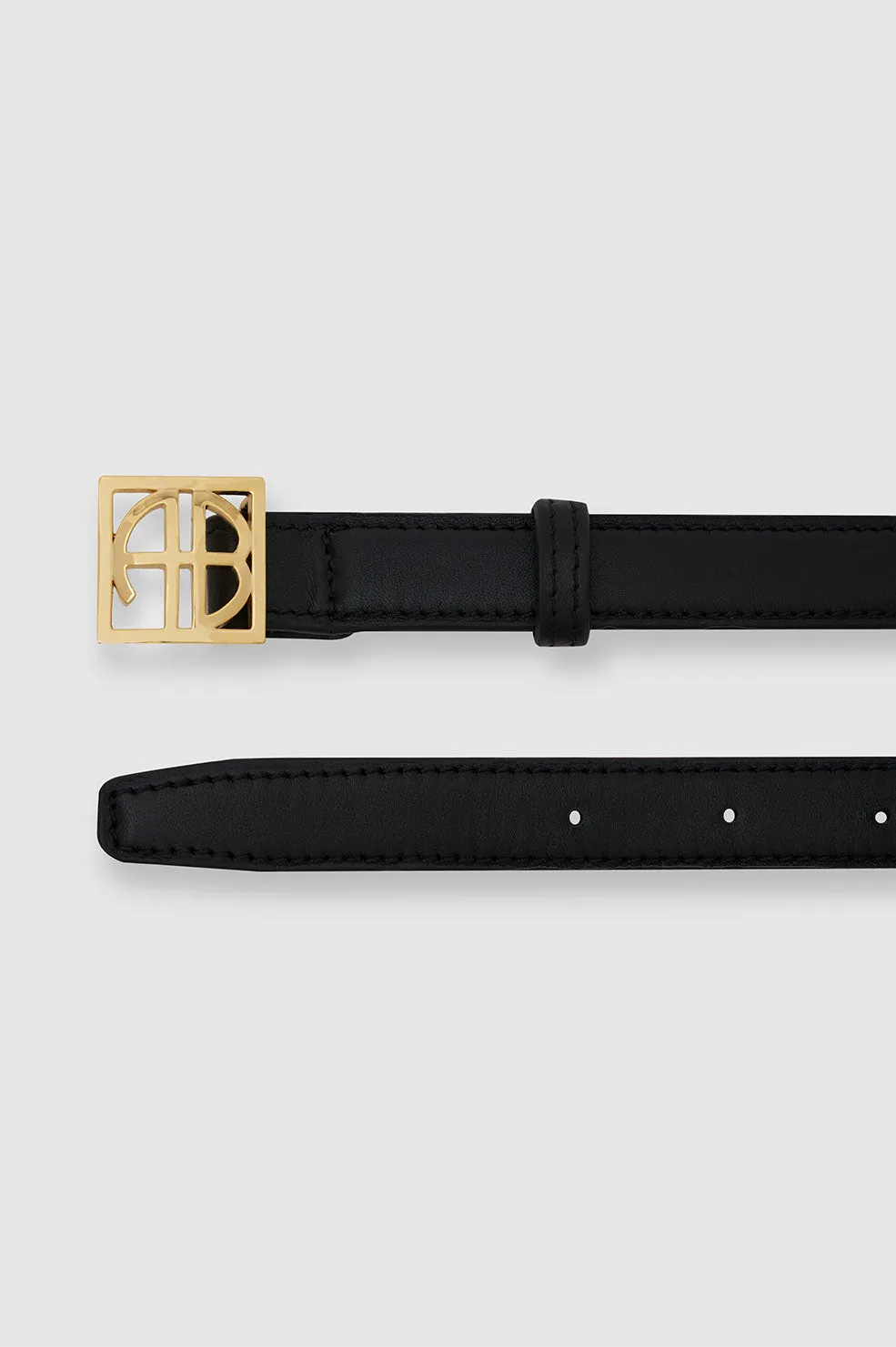 Monogram Belt - Black