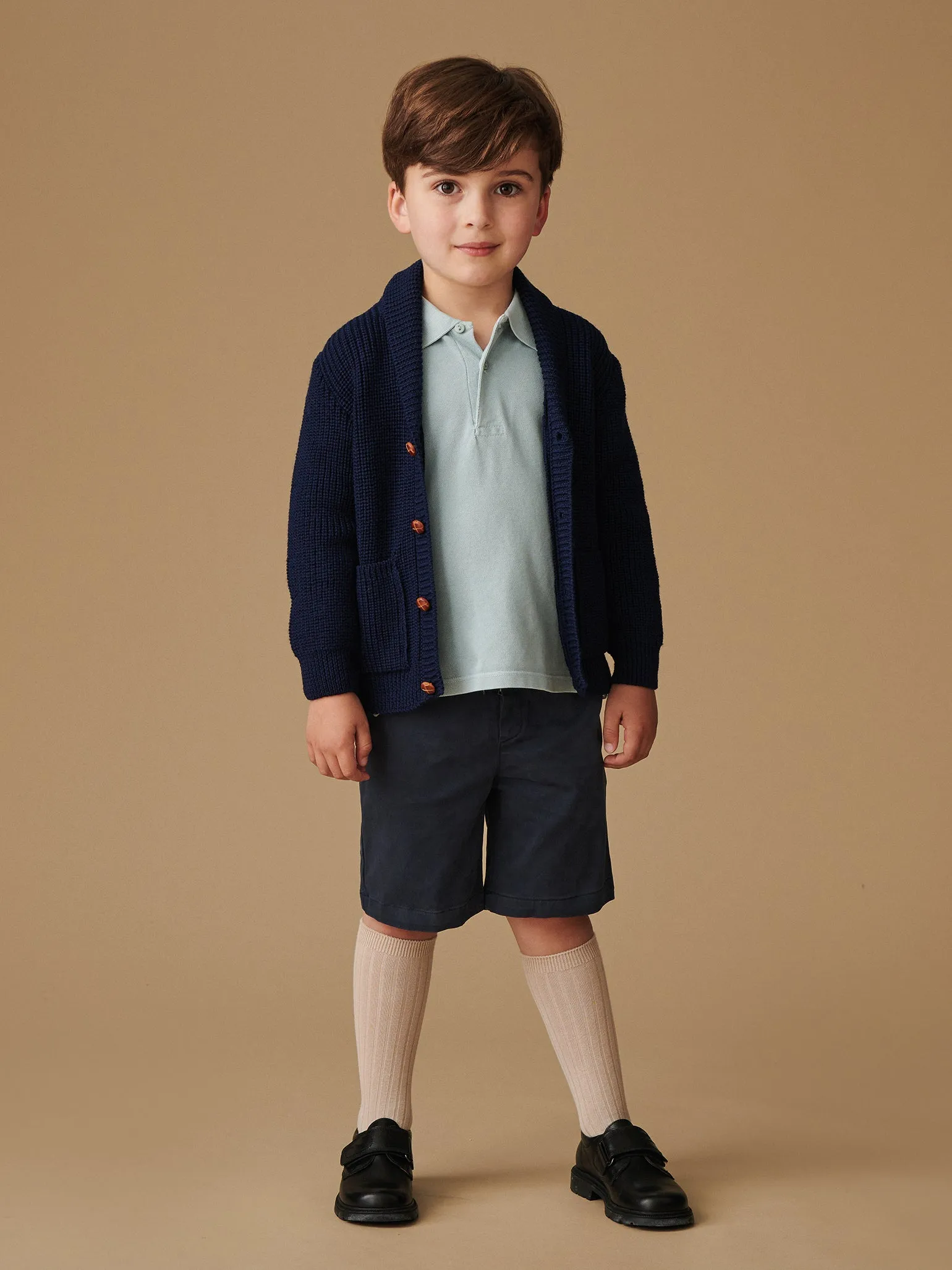 Navy Lucas Boy Shorts