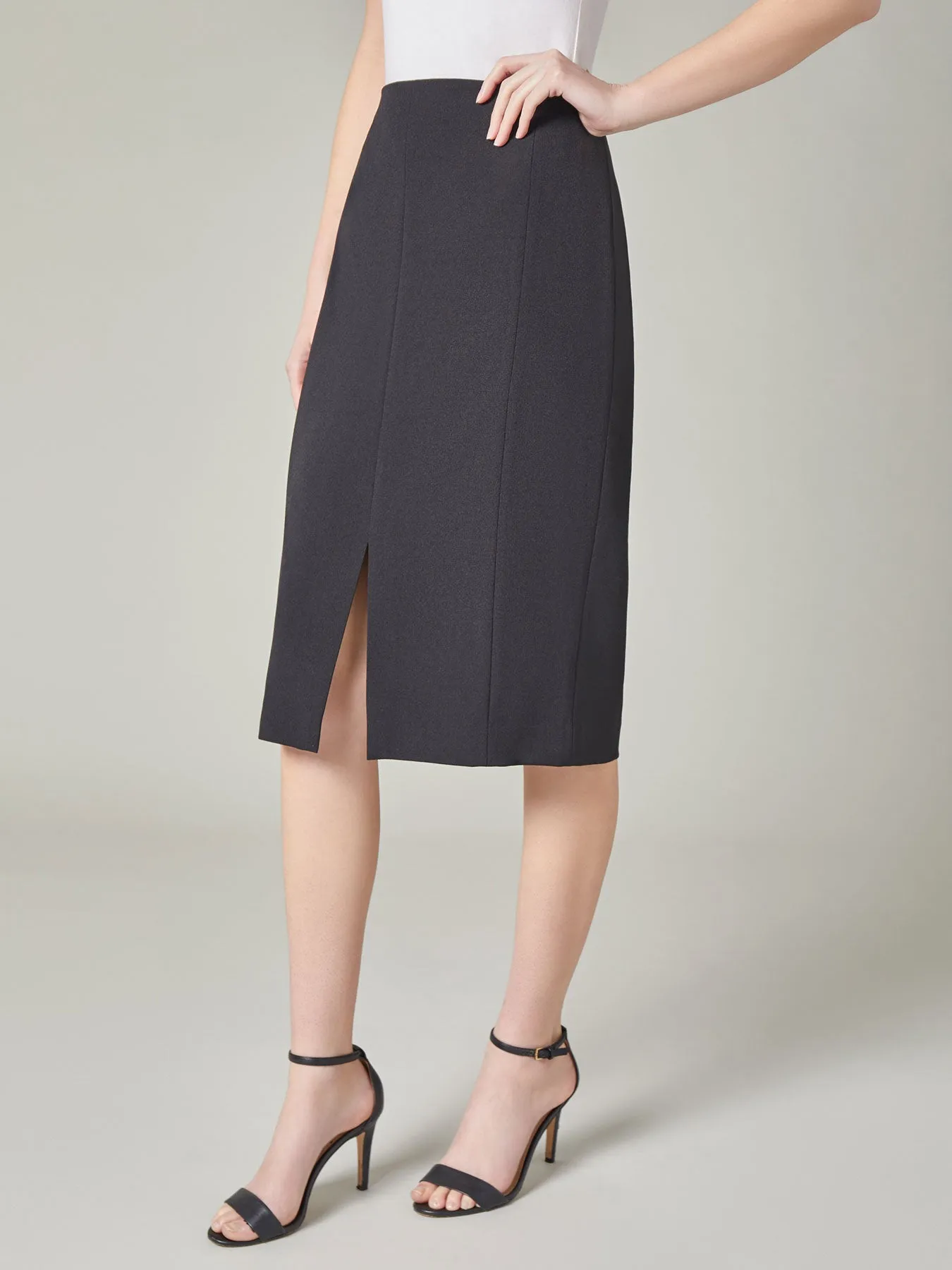 Nell Skirt, Iconic Stretch Crepe