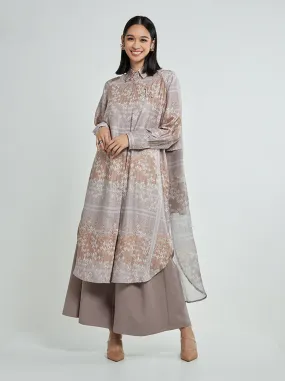 NIANA LAYERED TUNIC BEIGE