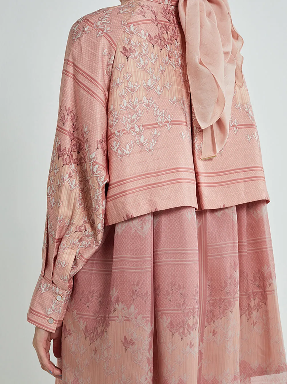 NIANA LAYERED TUNIC SUNSET BLUSH